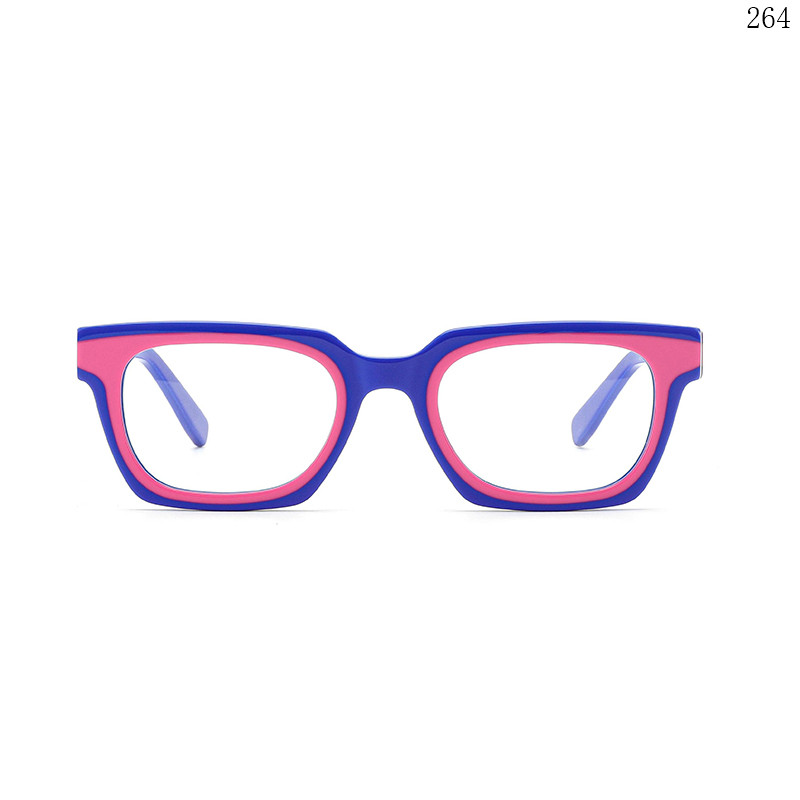 Dachuan Optical CH3211 China Supplier Punk Design Acetate Optical Glasses with Metal Hinge (2)