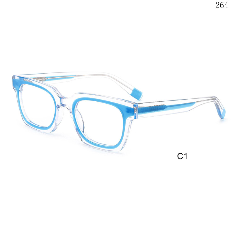 Dachuan Optical CH3211 China Supplier Punk Design Acetate Optical Glasses with Metal Hinge (7)