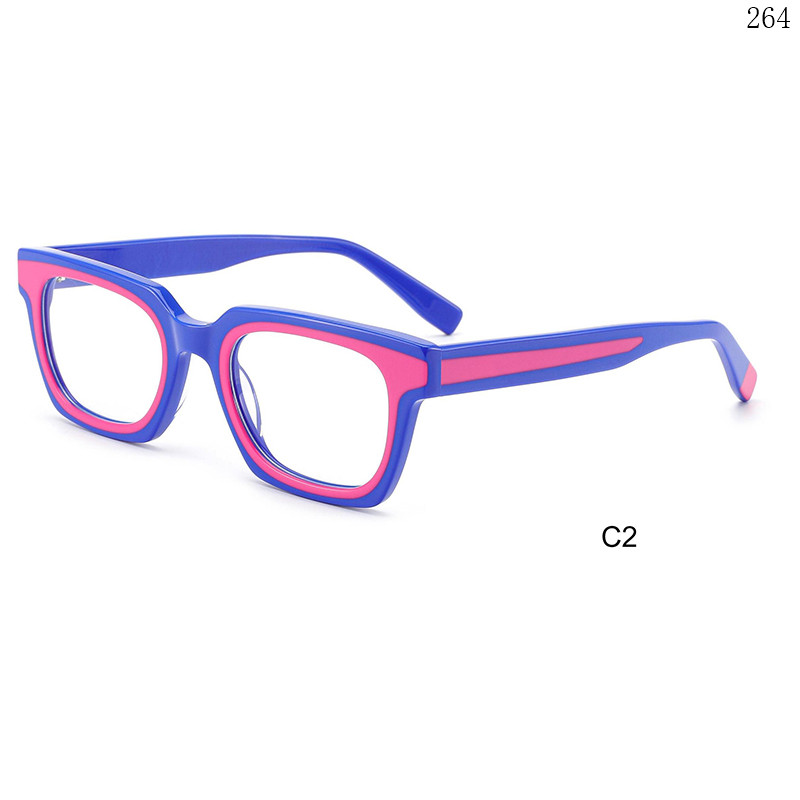 Dachuan Optical CH3211 China Supplier Punk Design Acetate Optical Glasses with Metal Hinge (8)