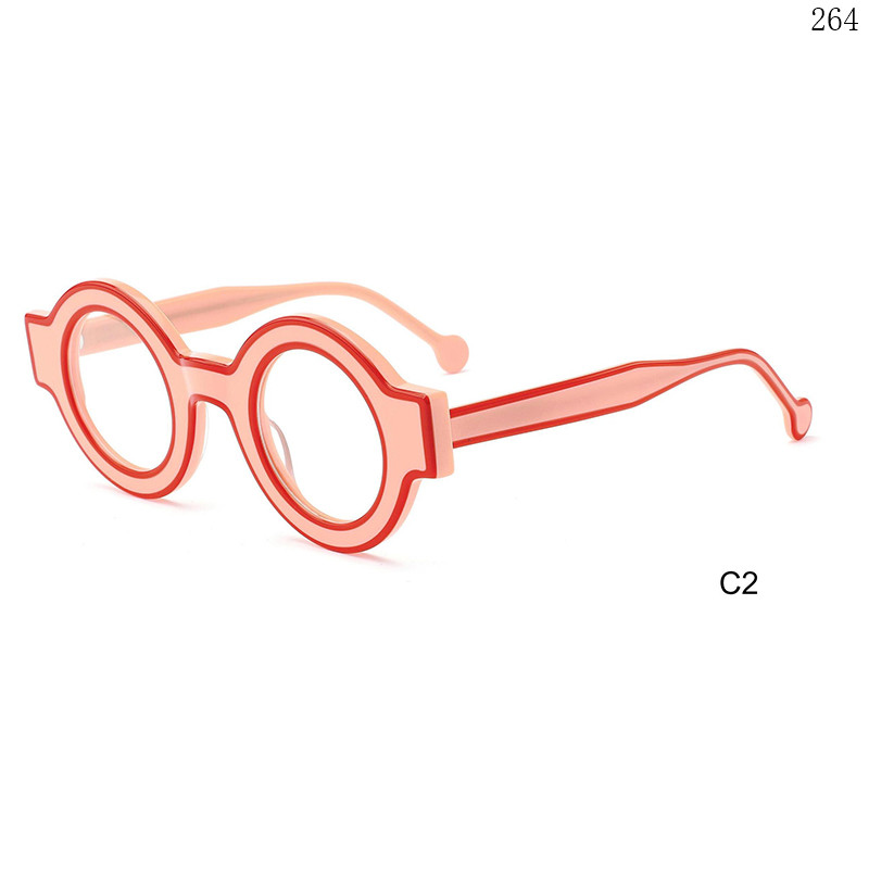 Dachuan Optical CH3213 China Supplier Hot Fashion Acetate Optical Glasses with Round Frame (8)