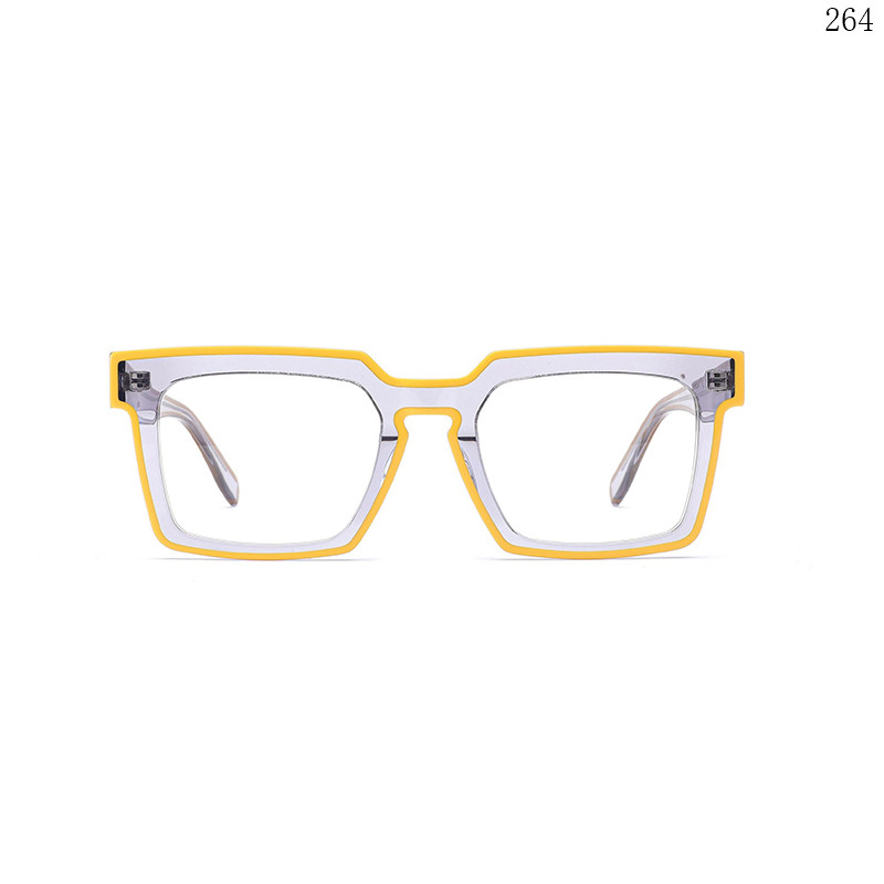 Dachuan Optical CH3216 China Supplier Classic Design Acetate Optical Glasses with Transparent Color (2)