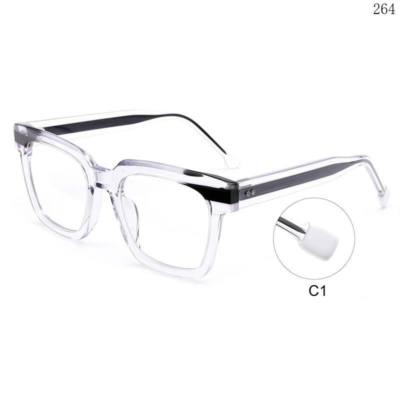 Dachuan Optical CH3219 China Supplier New Coming Acetate Optical Glasses with Double Color (7)