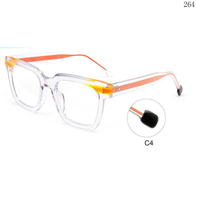 Dachuan Optical CH3219 China Supplier New Coming Acetate Optical Glasses with Double Color (9)