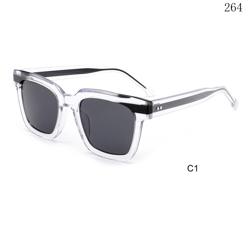 Dachuan Optical CH3219 China Supplier Retro Thick Frame Acetate Sunglasses Sun Shades (6)