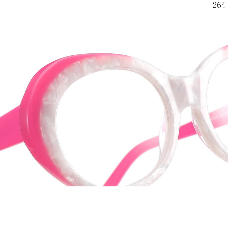 Dachuan Optical CH3231 China Supplier Colorful Design Acetate Optical Glasses with Cute Frame (4)