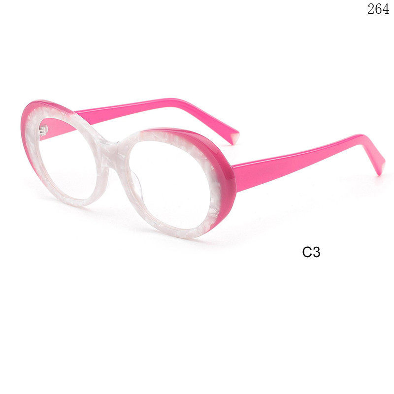 Dachuan Optical CH3231 China Supplier Colorful Design Acetate Optical Glasses with Cute Frame (9)