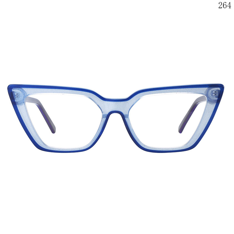 Dachuan Optical CL9012 China Supplier New Fashion Splicing Acetate Optical Eyeglasses Frames (1)