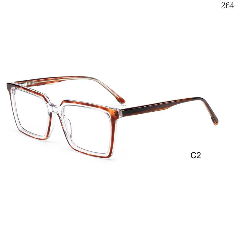 Dachuan Optical CL9015 China Supplier Leisure Style Splicing Acetate Optical Glasses with Logo Custom (7)