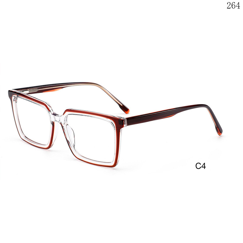 Dachuan Optical CL9015 China Supplier Leisure Style Splicing Acetate Optical Glasses with Logo Custom (9)