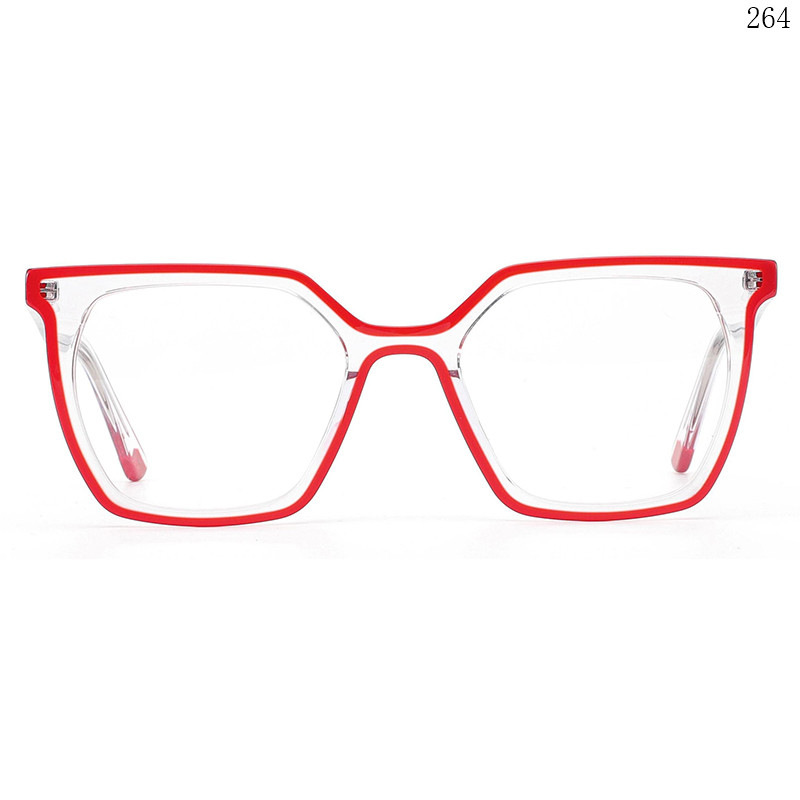 Dachuan Optical CL9017 China Supplier Hot Oversized Splicing Acetate Optical Eyeglasses Frames (1)