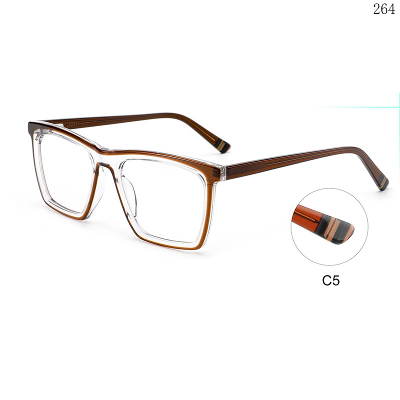 Dachuan Optical CL9020 China Supplier Classic Design Splicing Acetate Eyeglass Frames with Logo Custom (10)