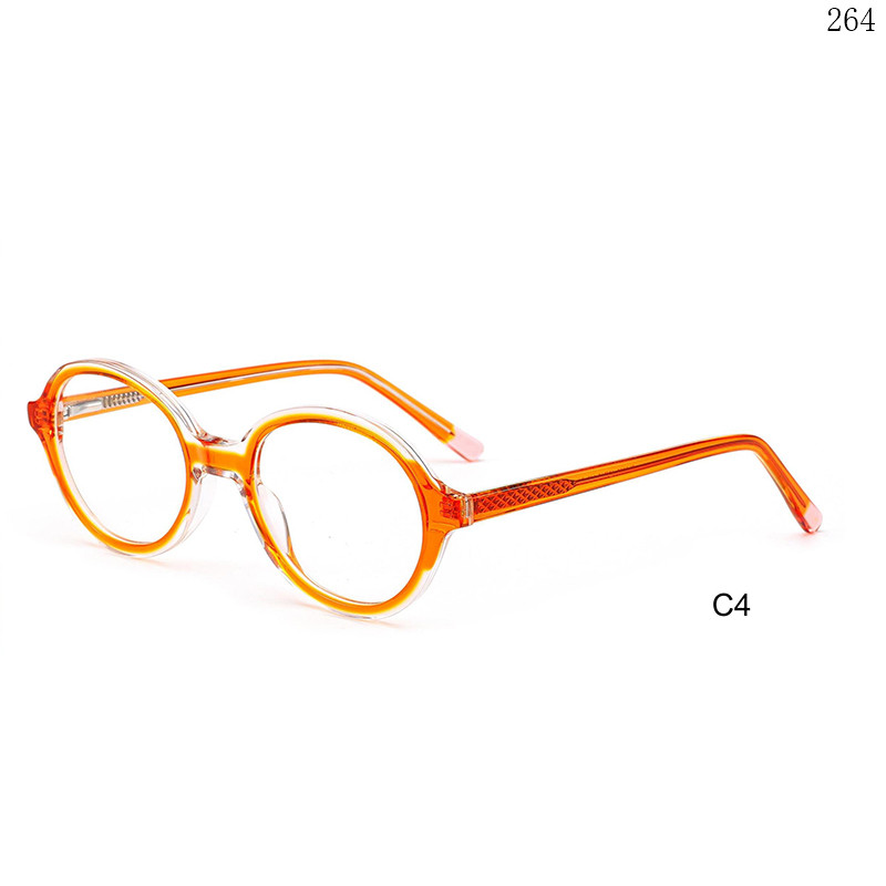 Dachuan Optical CL9023 China Supplier Vintage Oval Shape Multicolor Splicing Acetate Optical Glasses (9)