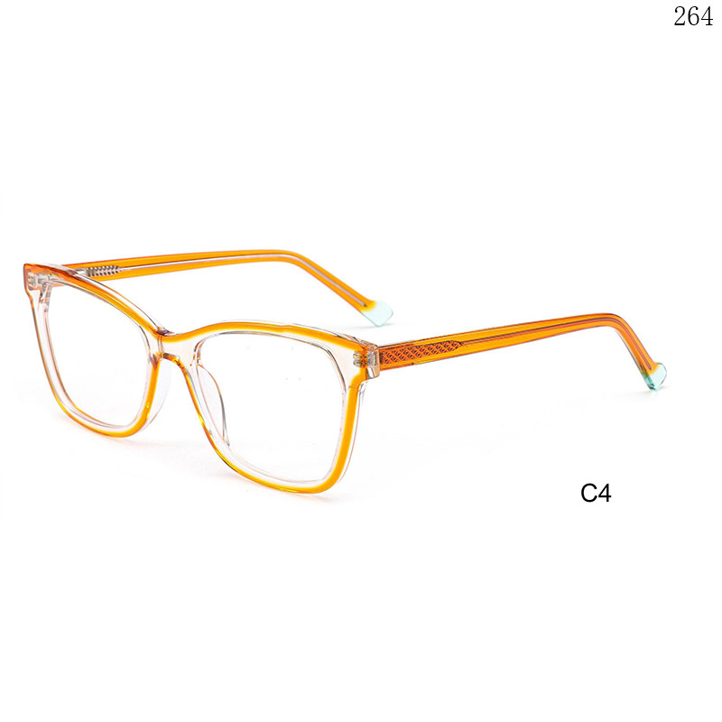 Dachuan Optical CL9026 China Supplier Classic Design Acetate Optical Glasses with Multicolor Splicing (7)