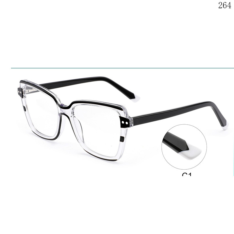 Dachuan Optical CL9031 China Supplier New Design Oversized Splicing Acetate Eyeglass Frames (6)