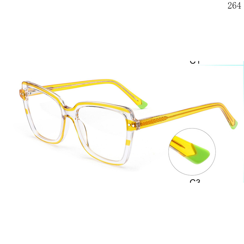 Dachuan Optical CL9031 China Supplier New Design Oversized Splicing Acetate Eyeglass Frames (8)