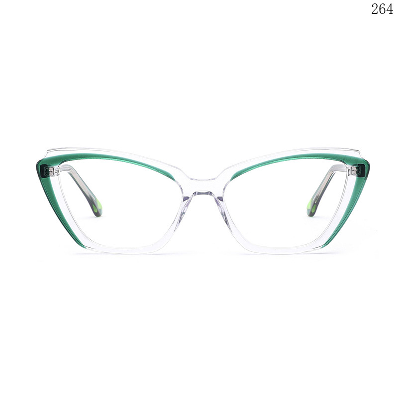 Dachuan Optical CL9038 China Supplier Hot Stylish Acetate Optical Glasses with Cateye Shape (1)