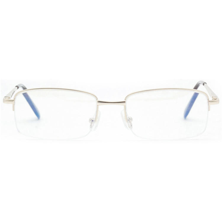 Dachuan Optical DRM368049 China Supplier Metal Half Rim Reading Glasses with Anti Blue Light (4)