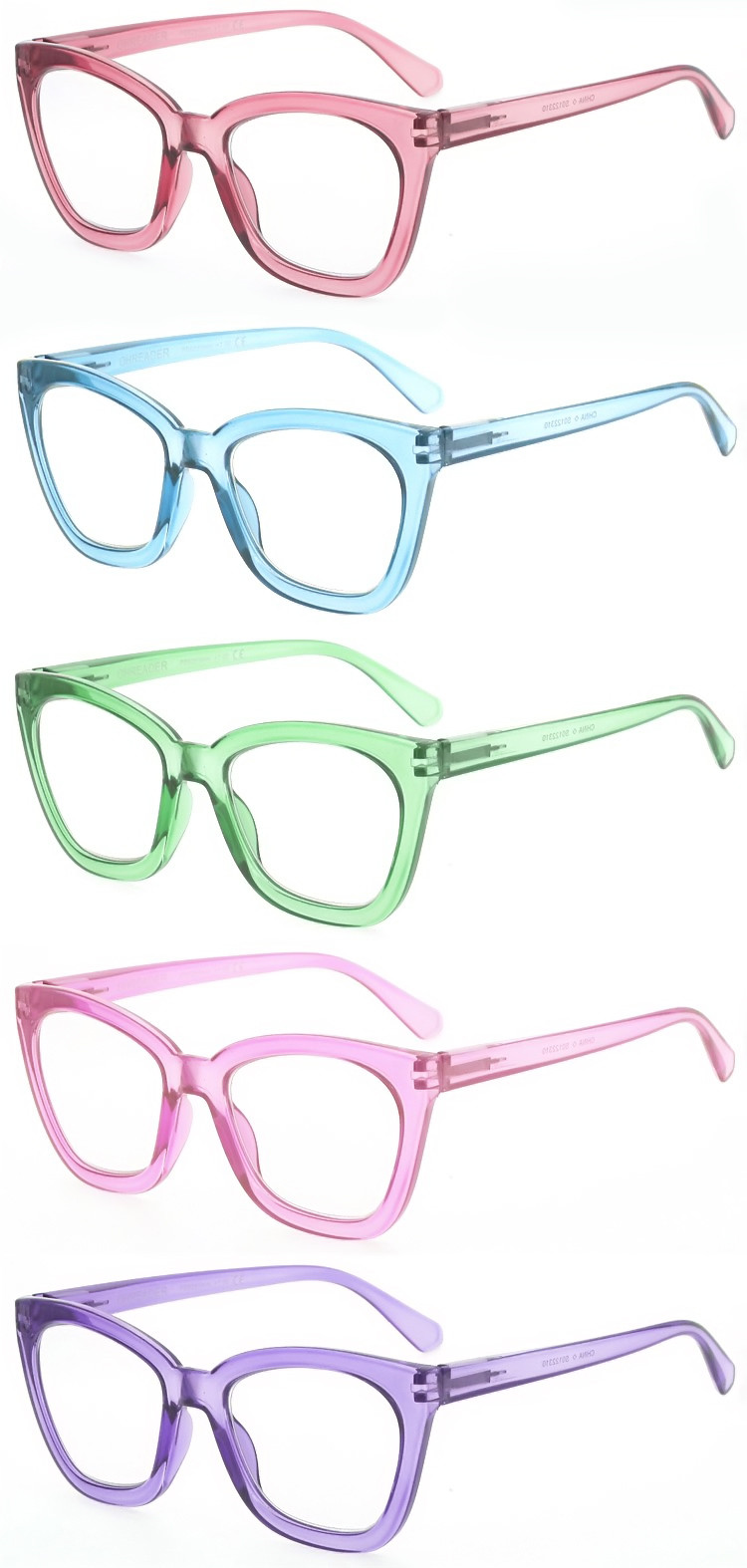 Dachuan Optical DRP102243 China Supplier New Fashion Reading Glasses With Butterfly Color (3)