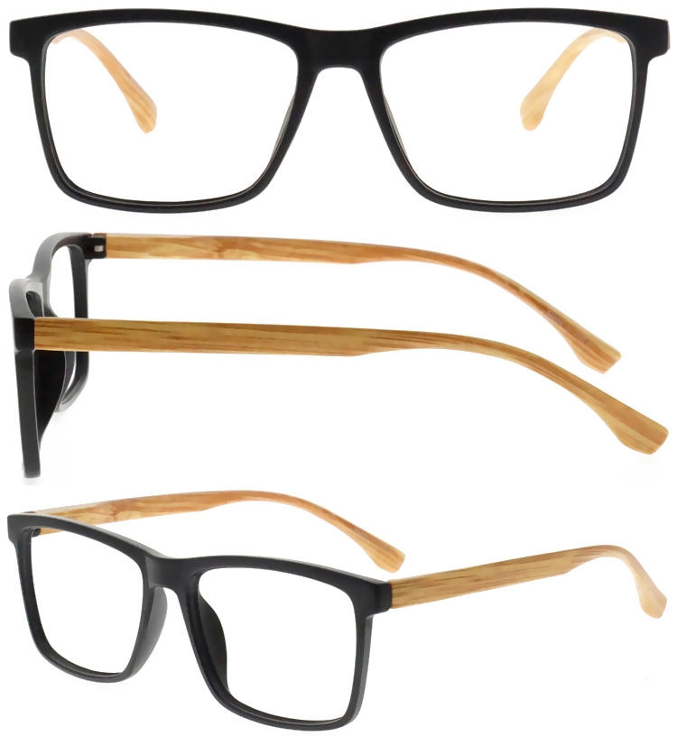 Dachuan Optical DRP127156 China Wholesale Custom Logo Readers Reading Glasses with Wood Pattern Legs (1)