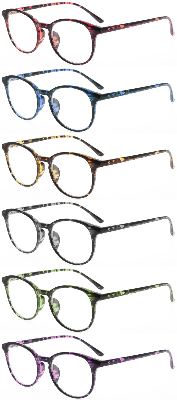 Dachuan Optical DRP127157 China Wholesale Classic Retro Design Reading Glasses with Metal Hinge (3)