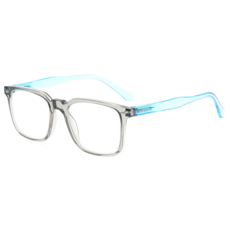 Dachuan Optical DRP131064 China Supplier Trendy Double Colors Transparent Reading Glasses with Plastic Spring Hinge (13)