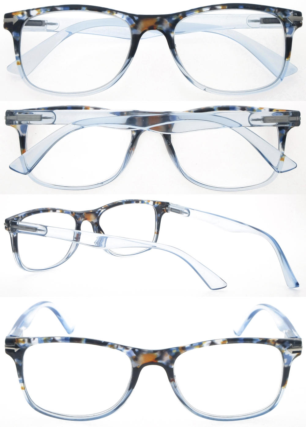 Dachuan Optical DRP131115 China Supplier New Trendy Unisex Plastic Reading Glasses with Pattern Frame (4)