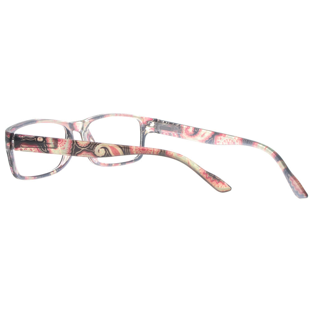 Dachuan Optical DRP131124 China Wholesale New Trendy Rectangle Shape Plastic Reading Glasses with Pattern Frame (15)