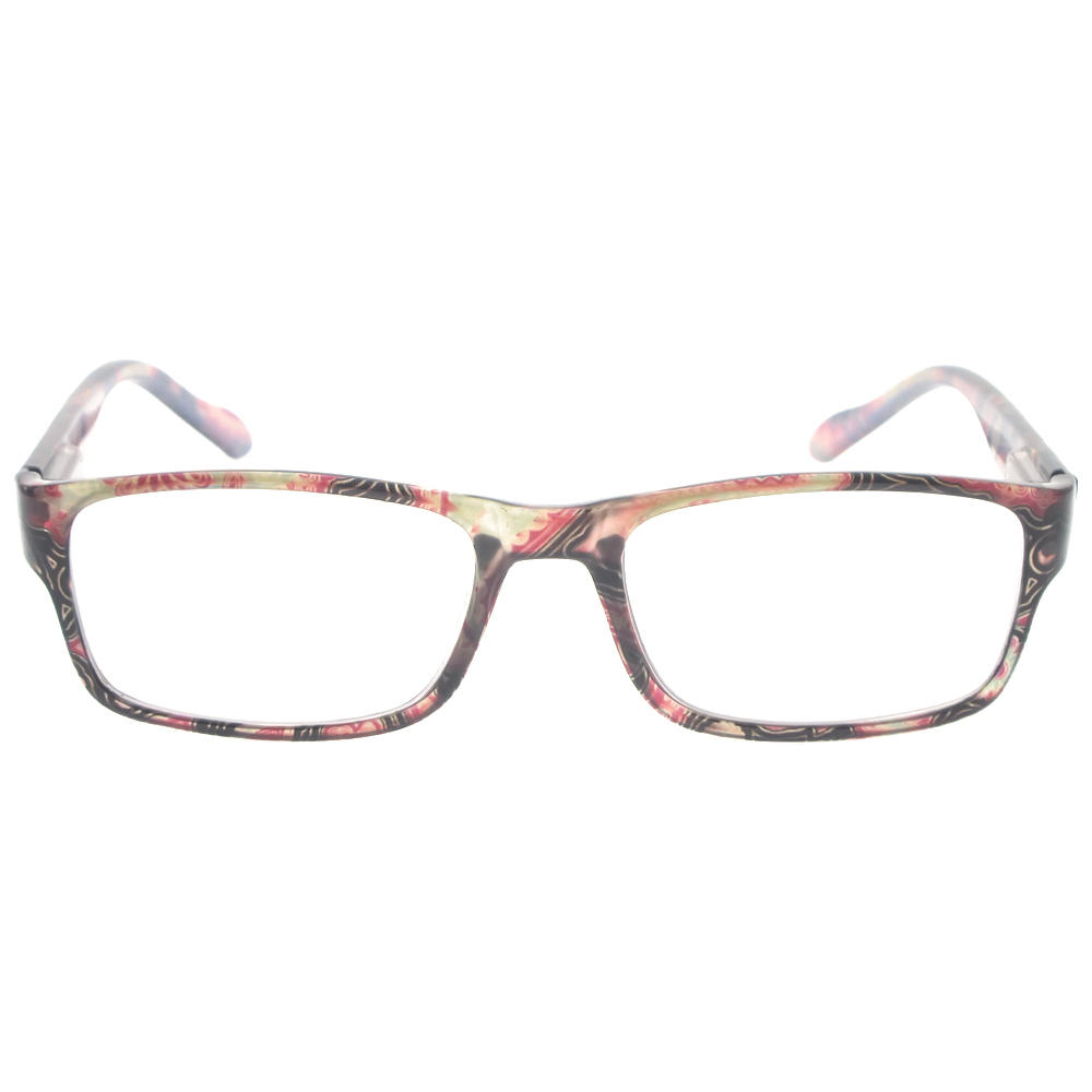 Dachuan Optical DRP131124 China Wholesale New Trendy Rectangle Shape Plastic Reading Glasses with Pattern Frame (7)