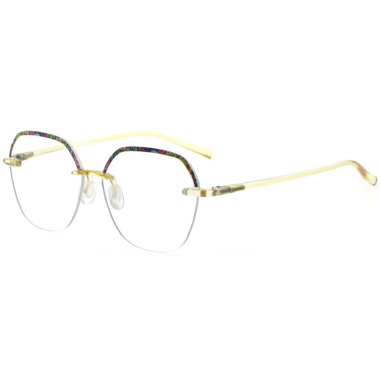 Dachuan Optical DRP131142 China Supplier Modern Design Reading Glasses With Half Pattern Frame (13)