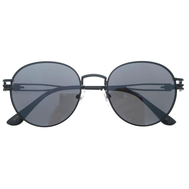 Dachuan Optical DSM341009 China Supplier Round Metal Sunglasses Shades with Vintage Style (3)