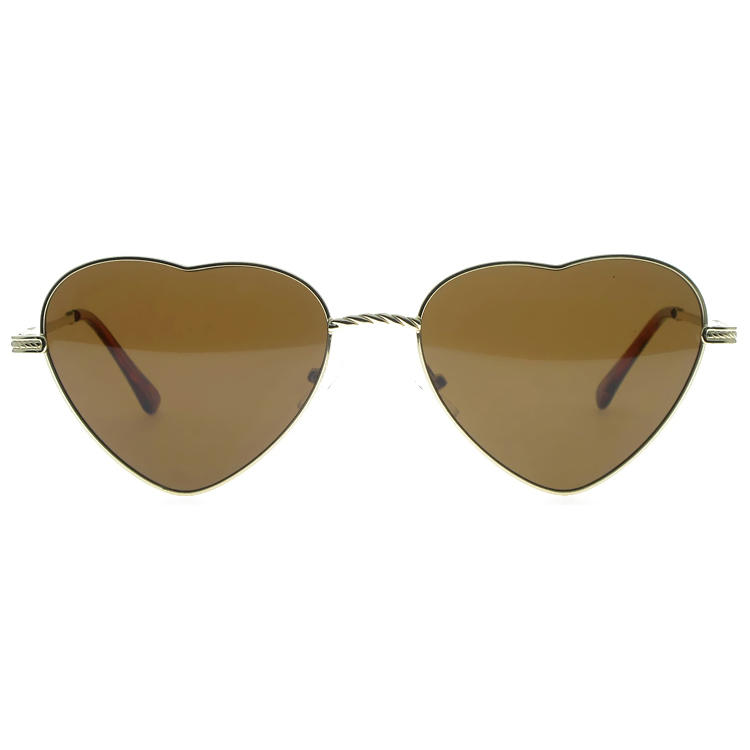 Dachuan Optical DSM341017 China Supplier Fashion Design Metal Sunglasses With Heart Shape (5)