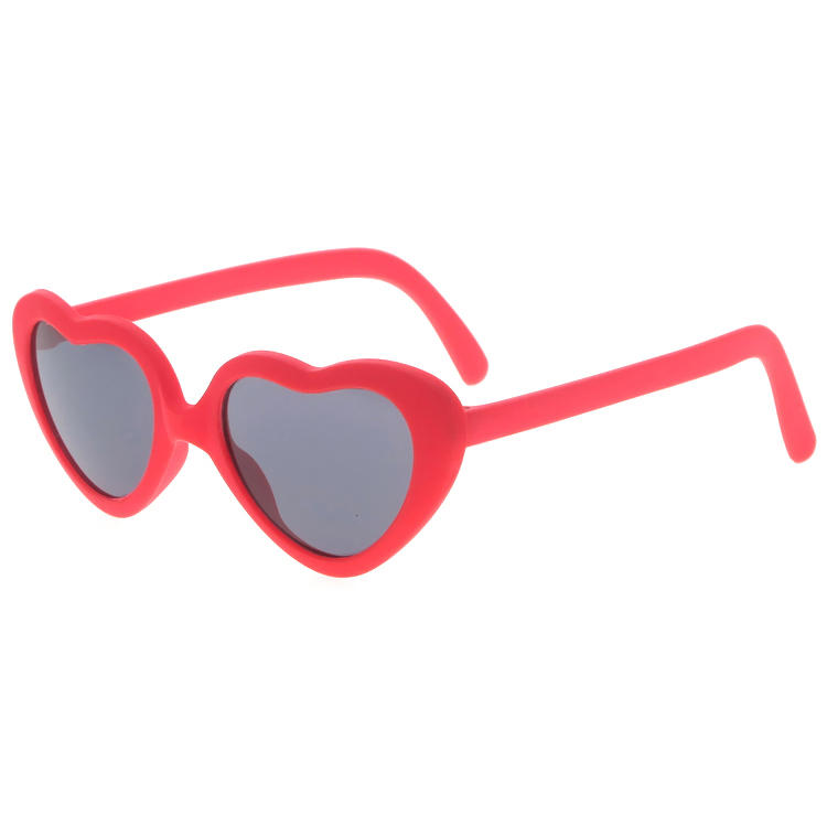 Dachuan Optical DSP343004 China Manufacture Factory Fashion Heart Shaped Kids Sunglasses (7)