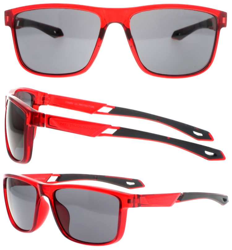 Dachuan Optical DSP411001 China Supplier New Arrival Plastic Athletic Sunglasses with Double Colors Frame (1)