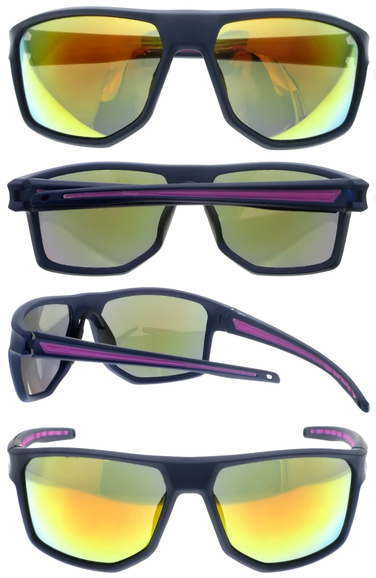 Dachuan Optical DSP411024 China Manufacturer Outdoor Activity Sports Eyewear Shades with Double Colors Frame (3)