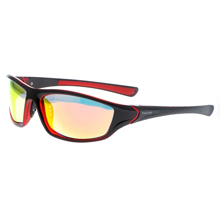 Dachuan Optical DSP424008 China Supplier Plastic Sport Sunglasses Riding Glasses with Double Colors Frame (8)