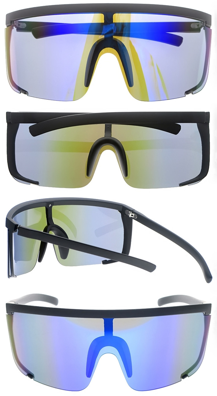 Dachuan Optical DSP424017 China Supplier Good Quality PC Sport Riding Cycling Sunglasses with Metal Hinge (2)