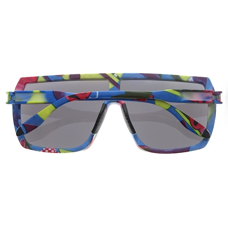 Dachuan Optical DSP424019 China Supplier Fashion Oversized PC Sunglasses with Colorful Frame (5)