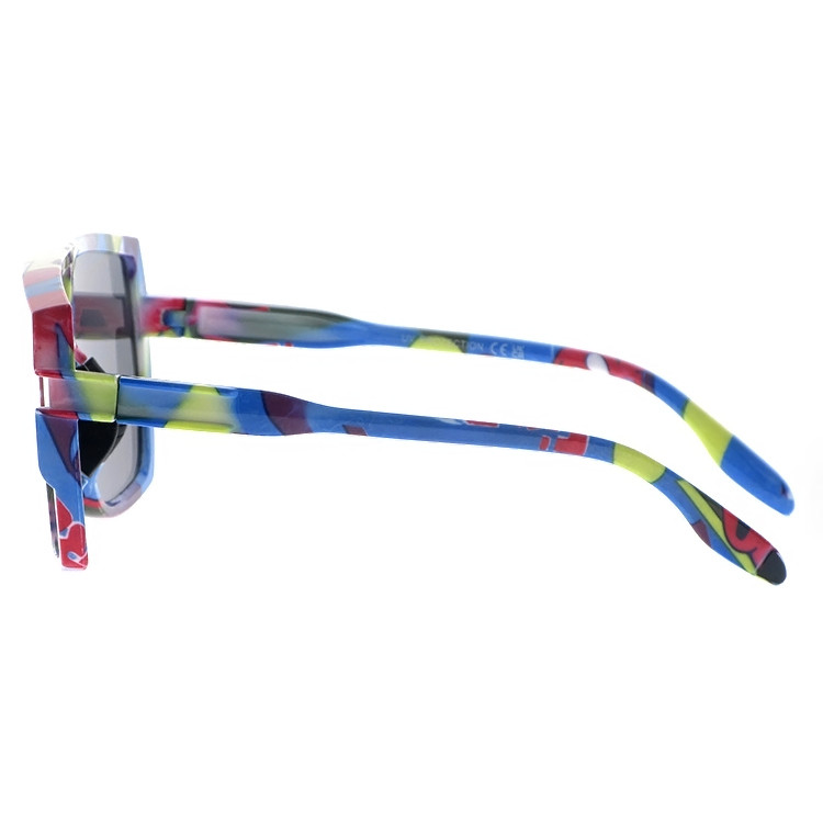 Dachuan Optical DSP424019 China Supplier Fashion Oversized PC Sunglasses with Colorful Frame (9)