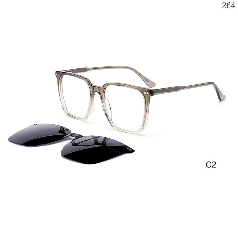 Dachuan Optical F3011 China Supplier New Arrival Acetate Clip On Sunglasses with Oversized Frame (8)