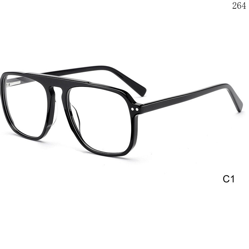 Dachuan Optical F3012 China Supplier New Arrival Acetate Optical Eyeglass Frames with Oversized Shape (4)