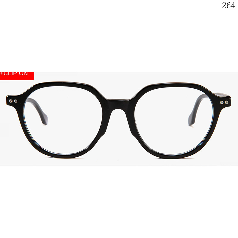 Dachuan Optical F3015 China Supplier Unisex Trendy Acetate Clip On Eyeglasses Frames with Oval Shape (1)