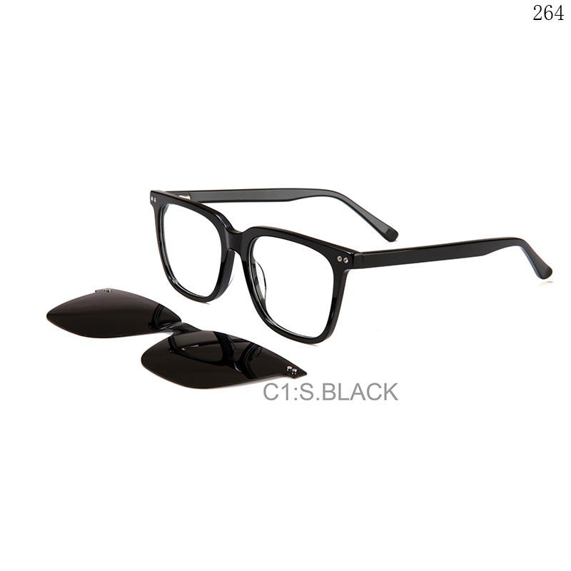 Dachuan Optical F3016 China Supplier Classic Design Acetate Clip On Eyeglasses Frames with Logo Custom (7)