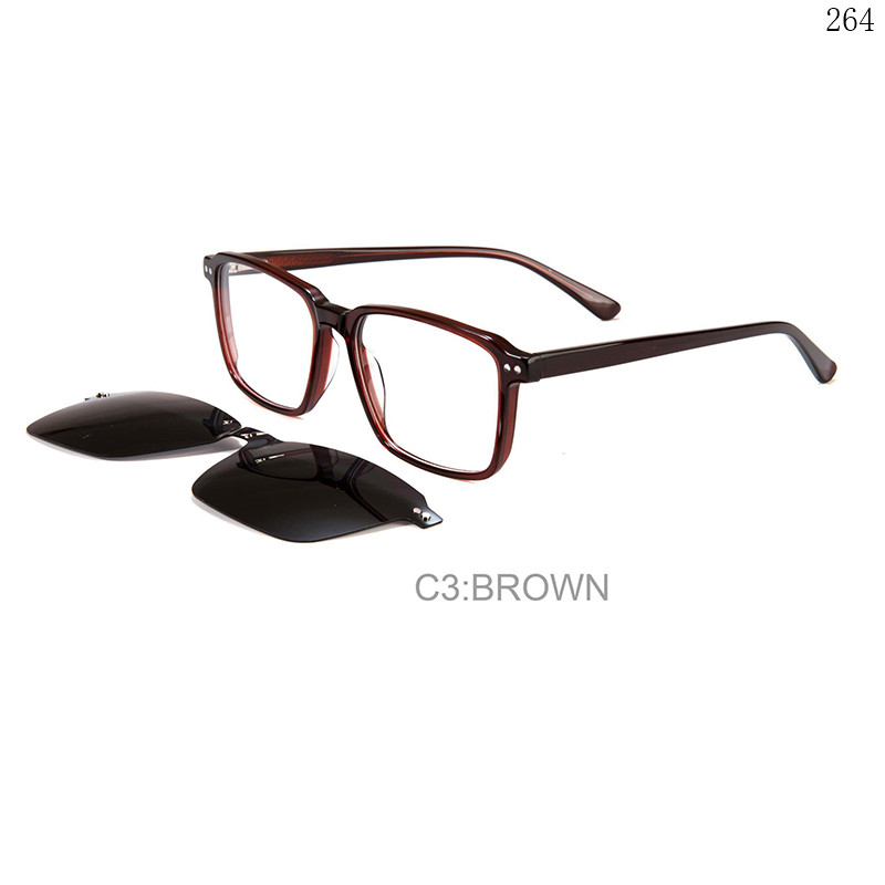 Dachuan Optical F3017 China Supplier High Quality Acetate Clip On Eyeglasses Frames with UV400 Protection (7)