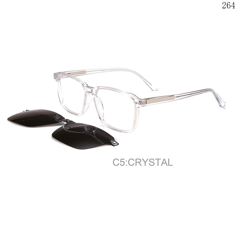 Dachuan Optical F3017 China Supplier High Quality Acetate Clip On Eyeglasses Frames with UV400 Protection (8)