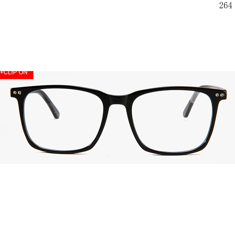 Dachuan Optical F3018 China Supplier Classic Style Acetate Clip On Eyeglasses Frames with Good Quality (1)