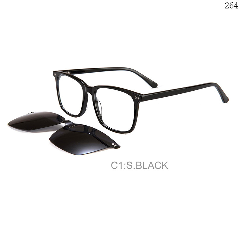 Dachuan Optical F3018 China Supplier Classic Style Acetate Clip On Eyeglasses Frames with Good Quality (7)