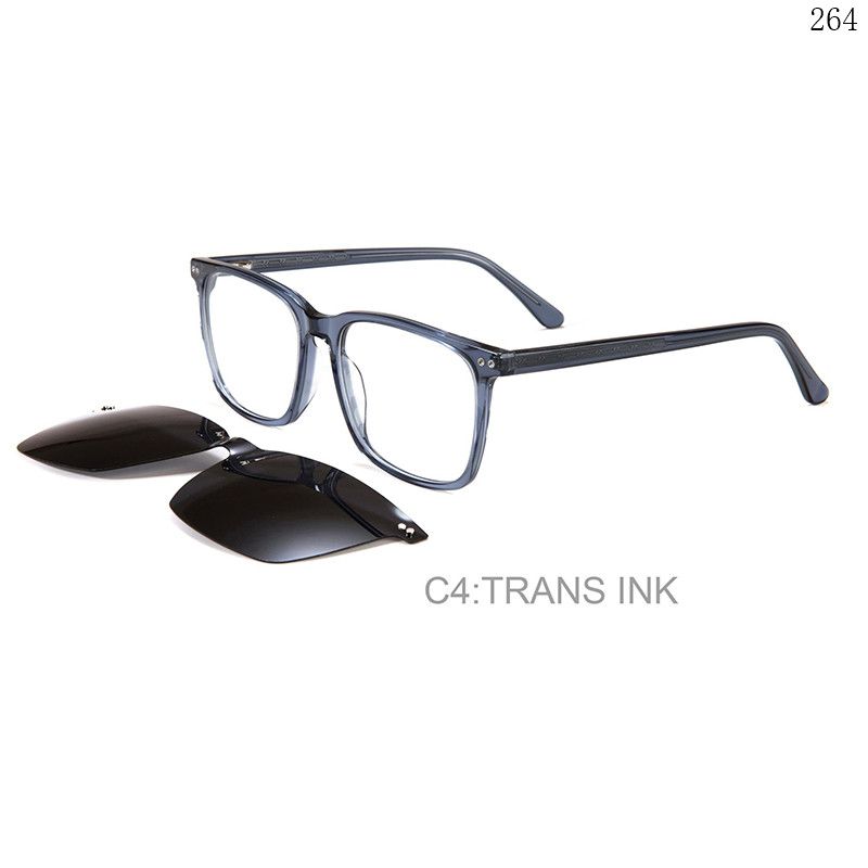 Dachuan Optical F3018 China Supplier Classic Style Acetate Clip On Eyeglasses Frames with Good Quality (9)