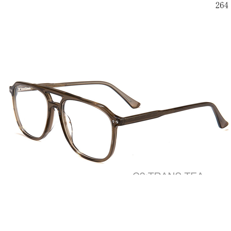 Dachuan Optical F3019 China Supplier Trends Aviator Acetate Eyeglasses Frames with Spring Hinges (4)