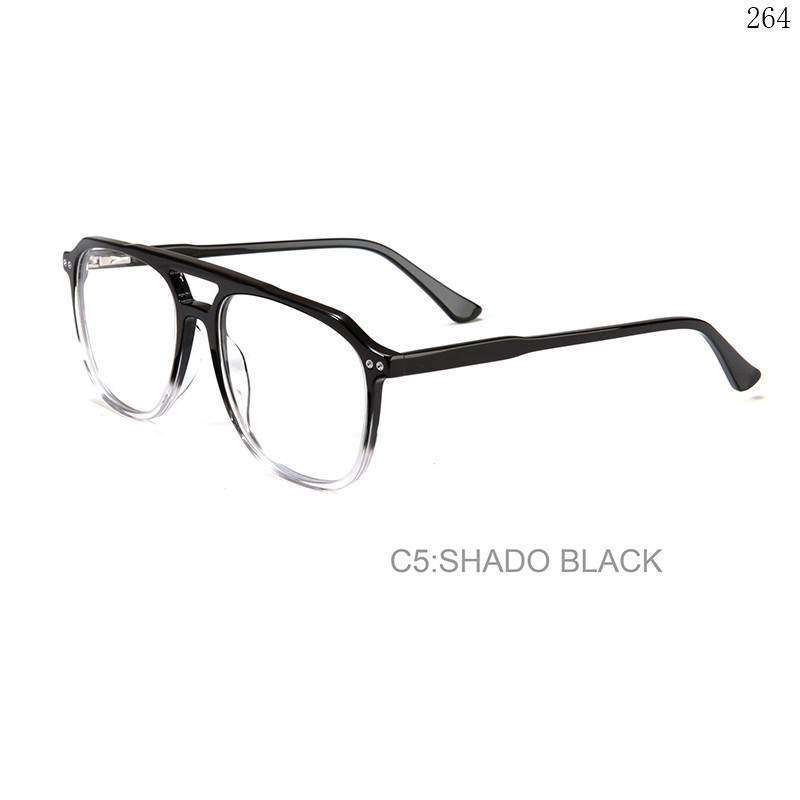 Dachuan Optical F3019 China Supplier Trends Aviator Acetate Eyeglasses Frames with Spring Hinges (6)