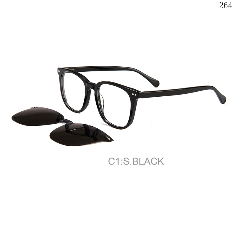 Dachuan Optical F3020 China Supplier Classic Vintage Acetate Clip On Eyeglasses Frames with Spring Hinges (7)